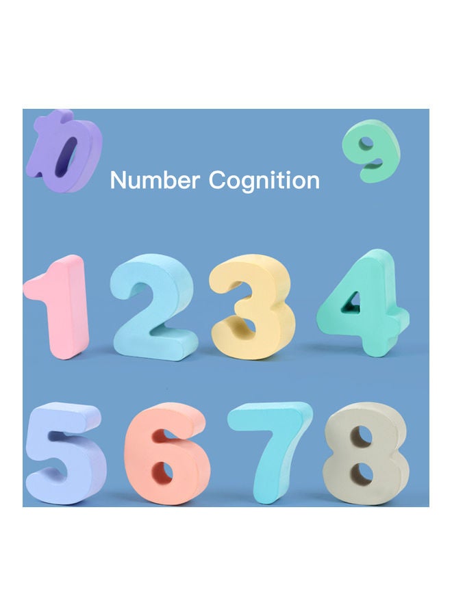 3-In-1 Wooden Number Puzzle Logarithmic Board - Image 3