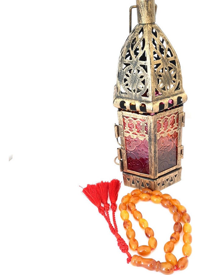 Miracle Empire Decorative Candle Holder Multicolour 15cm