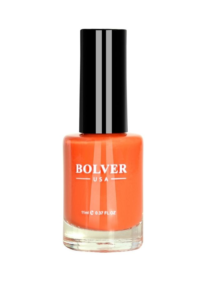 بولفر طلاء أظافر لامع برتقالي فاتح