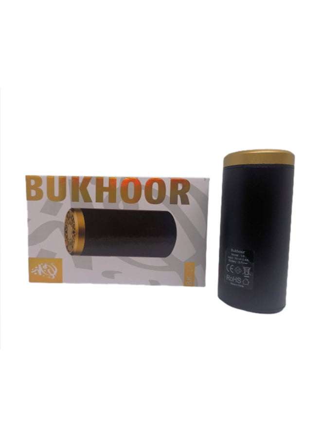 Intag Arabic Ramadan Electric Mini Portable Incense Burner Black 7.1x7.1x14.2cm