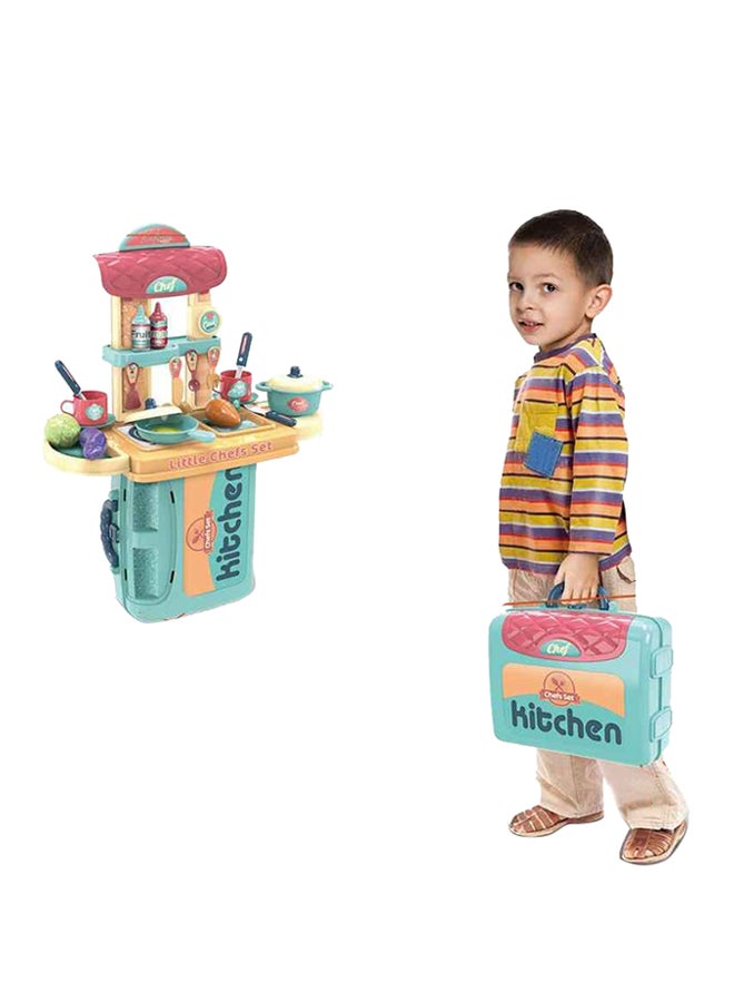 فاميلي سنتر مجموعة ألعاب أدوات مطبخ 3 في 1 27.2سم - Image 2