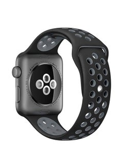 Generic Nike Dot Replacement Band For Apple Watch All Series Black/Grey  - Image 1