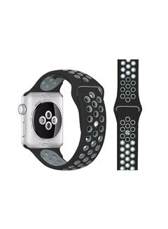 Generic Nike Dot Replacement Band For Apple Watch All Series Black/Grey  - Image 2