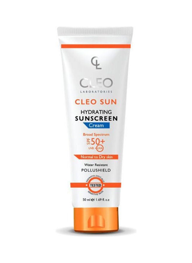 Cleo Sun Hydrating Spf50+ Cream White 50ml
