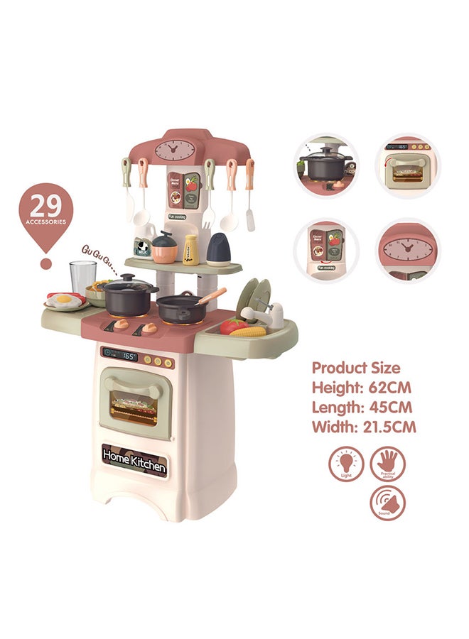 FAMILY CENTER - 29-Piece Fashion Kitchen Play Set With Light & Sound - Image 1