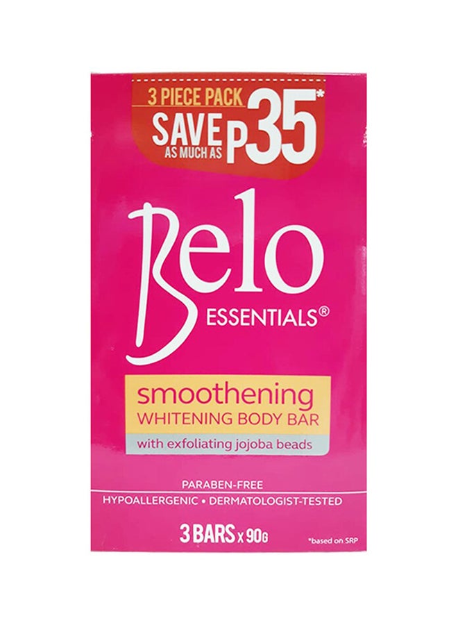 Belo Essentials 3-Piece Smoothening Body Bar Kit Pink 90grams - Image 1