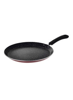 Bellini Flat Tawa with Induction Black/Red 28cm