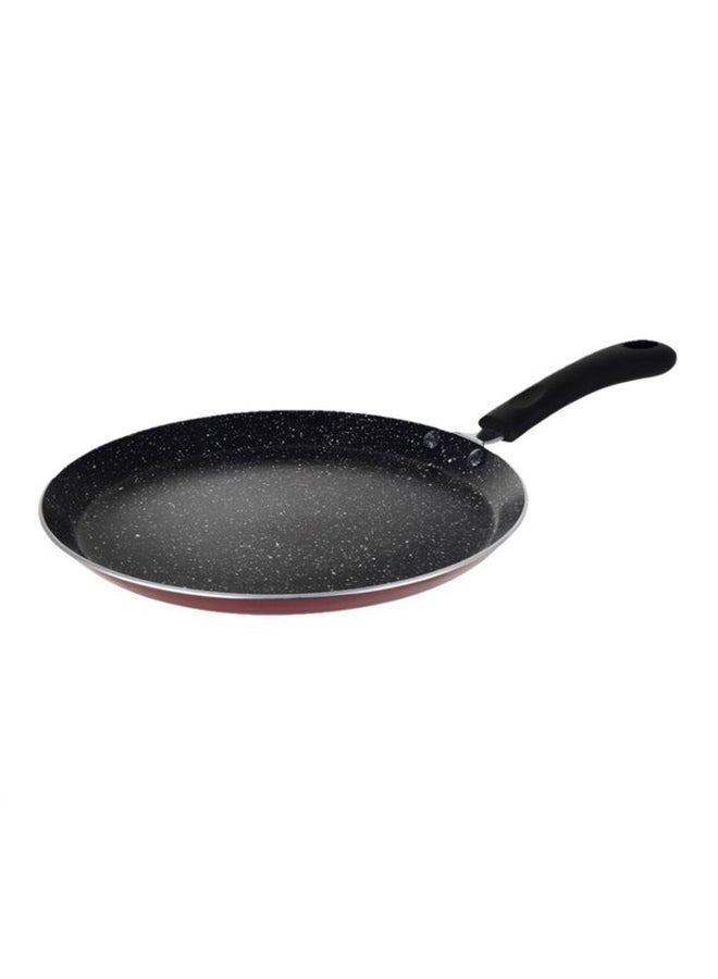 BERGNER - Bellini Flat Tawa with Induction Black/Red 28cm - Image 1