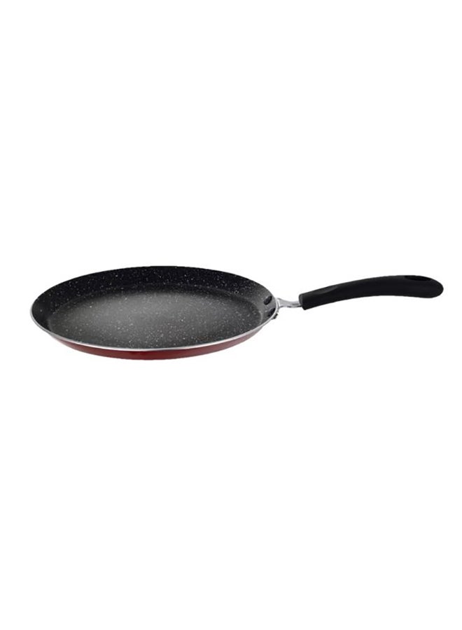 BERGNER - Bellini Flat Tawa with Induction Black/Red 28cm - Image 1
