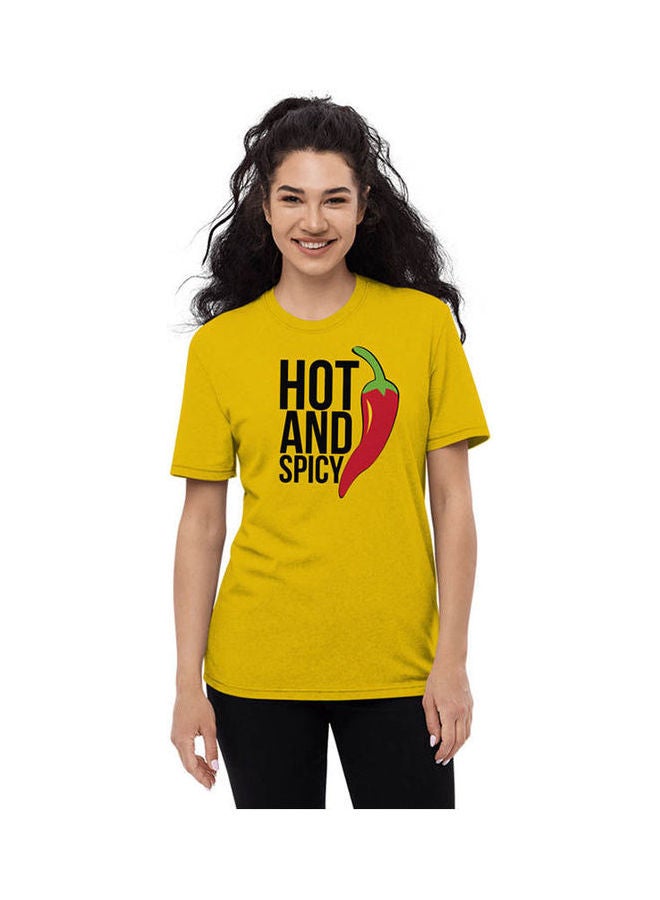 Hot and Spicy T-Shirt Yellow