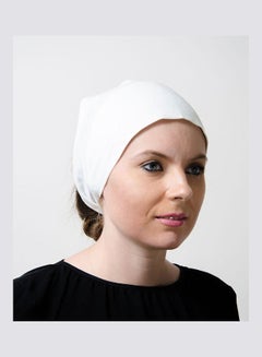 تاي شوب وشاح من القطن أبيض  - Image 2