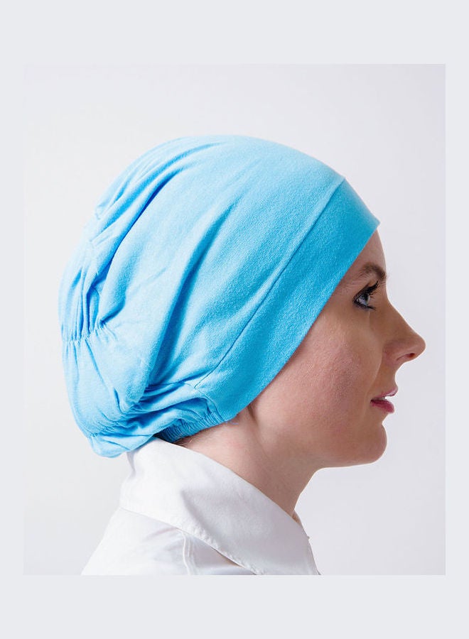 Tie Shop Cotton Cap Bonnet Blue  - Image 2