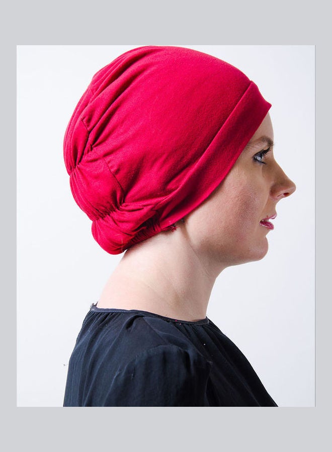 Tie Shop - Cotton Cap Bonnet Red - Image 1