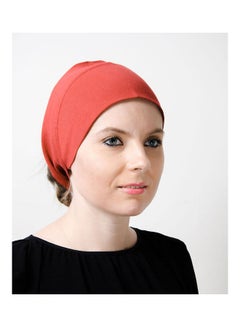 تاي شوب وشاح من القطن برتقالي  - Image 2