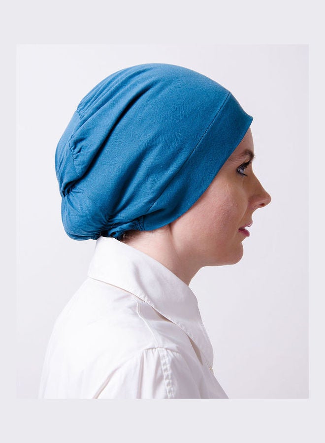 Tie Shop Cotton Cap Bonnet Blue - Image 2