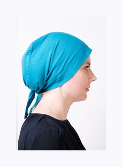 تاي شوب غطاء شعر من القطن أزرق  - Image 1