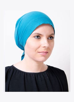 تاي شوب غطاء شعر من القطن أزرق  - Image 2