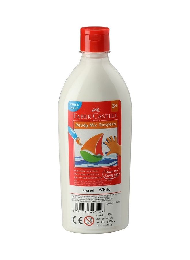 Ready-Mix Tempera Paint Bottle White