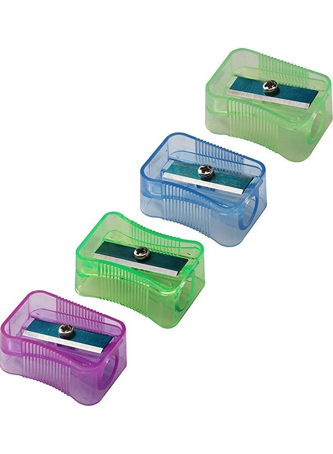 FABER-CASTELL - Pack Of 20 Ergonomic Design Pencil Sharpner Multicolour - Image 1