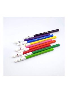 FABER-CASTELL Pack Of 12 Fiber Tip Sketch Pens Multicolour  - Image 4