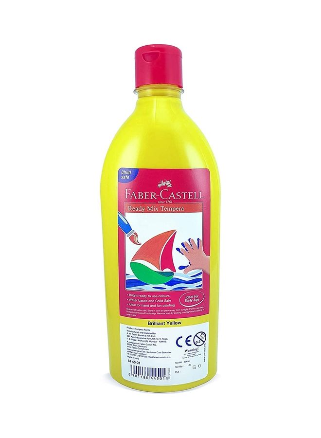 زجاجة ألوان ريدي ميكس تمبرا أصفر لامع