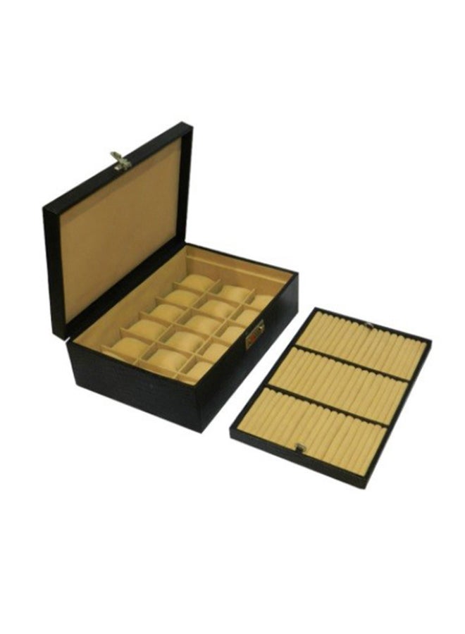 ليفراي صندوق ساعات لافيري من الجلد الطبيعي طراز Desiger 18 - Image 4