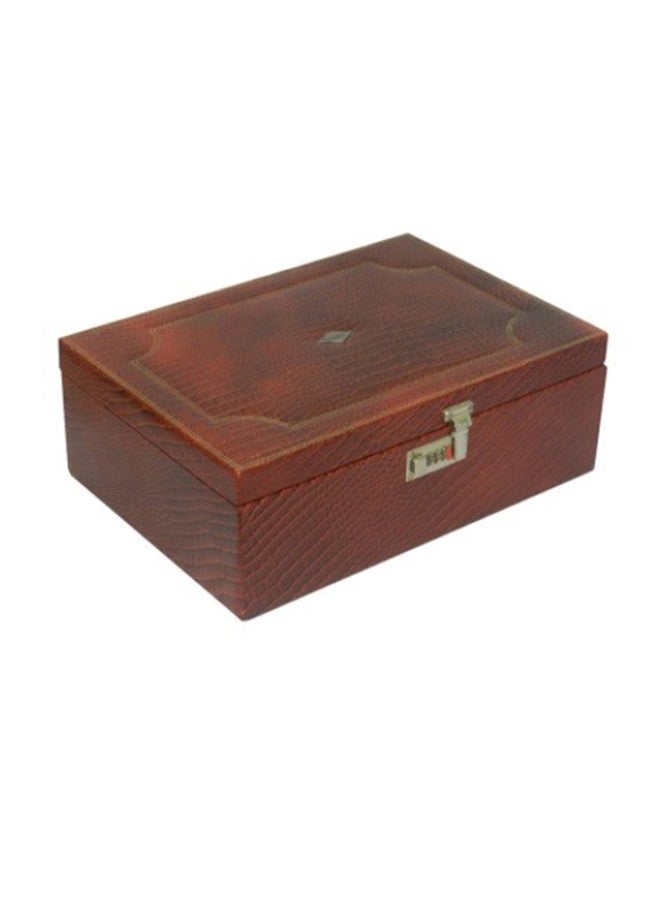 LAVERI LEATHER unisex Laveri Genuine Leather Desiger 18 Watch Box - Image 4