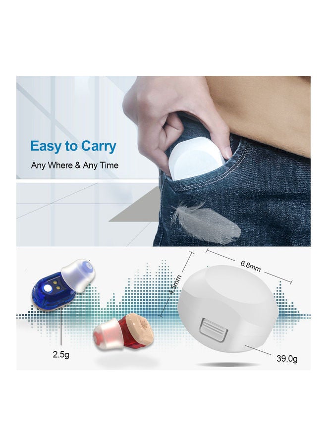 Generic - Mini Inner Ear Type Hearing Device With Rechargeable Base - Image 1