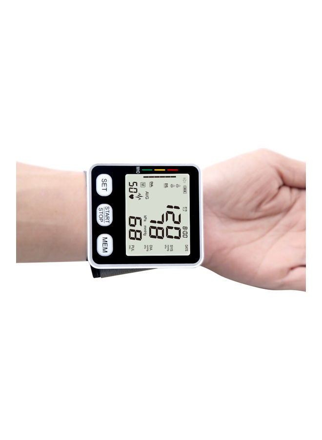 Digital LCD Wrist Type Electronic Blood-Pressure Monitor - Image 3