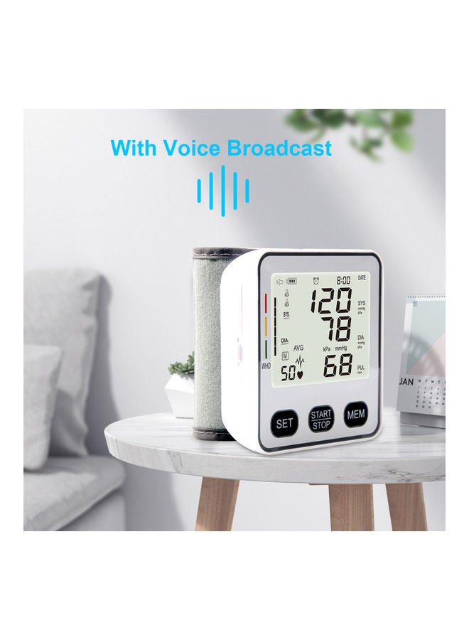 Digital LCD Wrist Type Electronic Blood-Pressure Monitor - Image 4