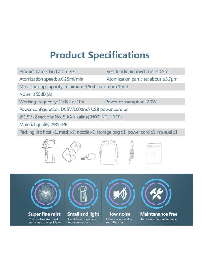 Generic Portable Electric USB Nebulizer Machine  - Image 2