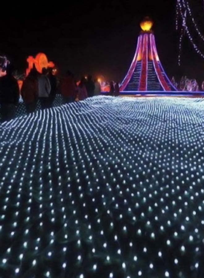 Voberry Wedding Party Fairy String Light White 3x2meter - Image 3