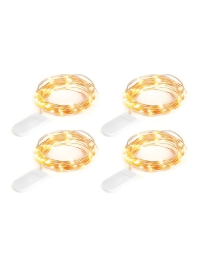 Beauenty 6-Piece LED Fairy String Light For Christmas Set Yellow 1.2meter Yellow 1.2meter - Image 2