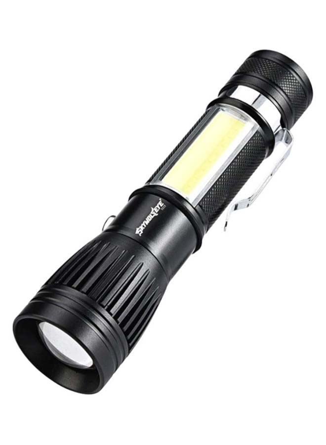 Voberry Outdoor Zoomable LED Flashlight Black/Silver  - Image 1