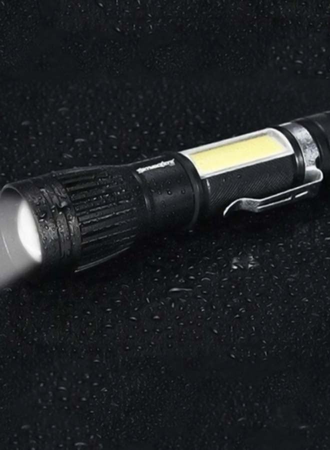 Voberry Outdoor Zoomable LED Flashlight Black/Silver  - Image 4