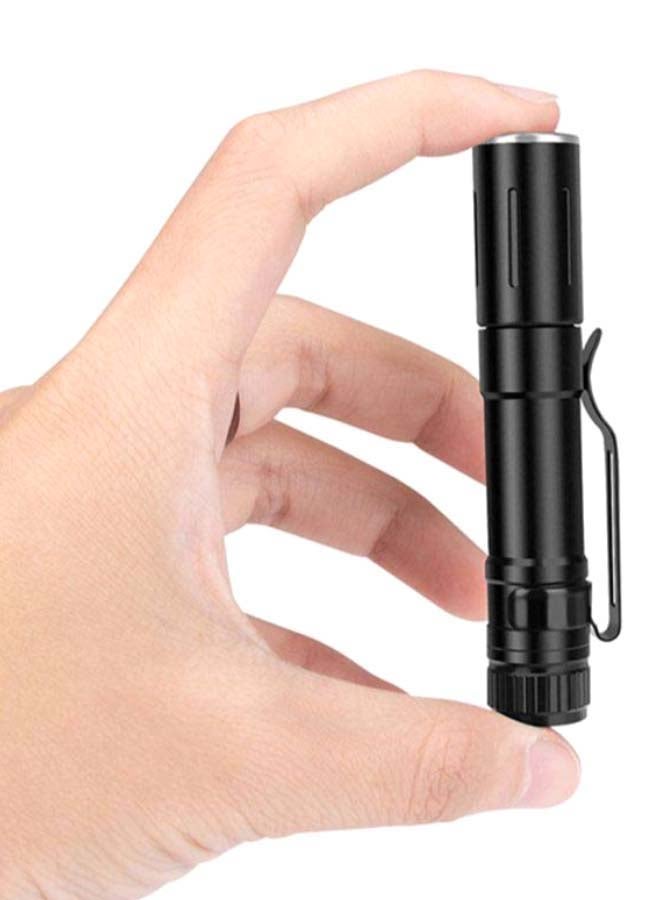 Voberry Q5 Clip Mini Pen LED Flashlight Black  - Image 2