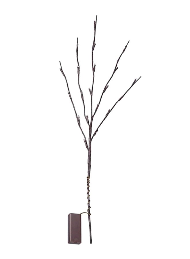 بيوينتي ضوء بتصميم غصن اصطناعي يحتوي على 20 ضوء LED بني 77سم - Image 1