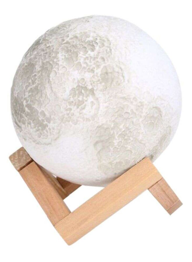 Beauenty 3D Colour Changing Moon LED Table Lamp White/Beige 11cm - Image 2