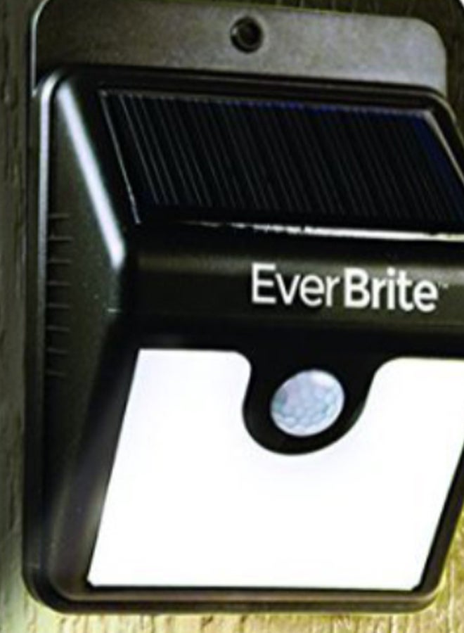 Beauenty Motion- Activated Outdoor LED Stick Up Solar Light Black/White 5 x 17cm - Image 2