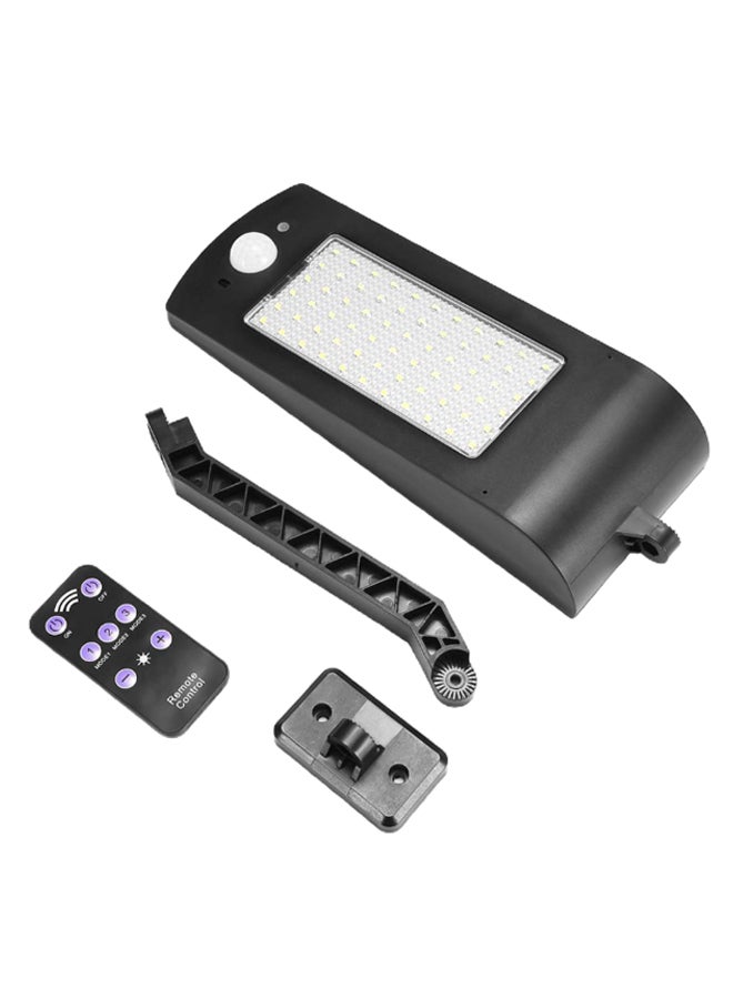 Beauenty 66-LED Solar Outdoor Waterproof Light With Remote Control Black/White 10 x 10cm - Image 2