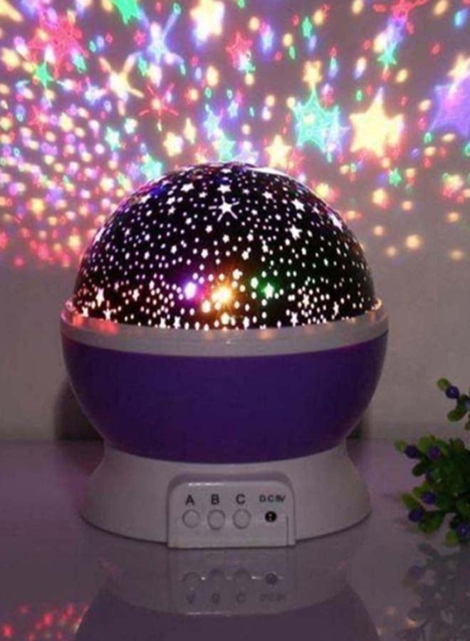 Beauenty - LED Rotation Night Projection Lamp Multicolour 15 x 13cm - Image 1