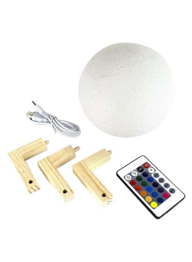 Beauenty 3D Moon Shaped LED Light With Accessories Multicolour 16 x 17cm - Image 1