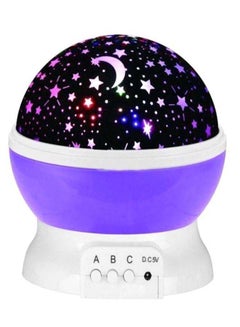 LED Rotation Night Projection Lamp Multicolour 15 x 13cm