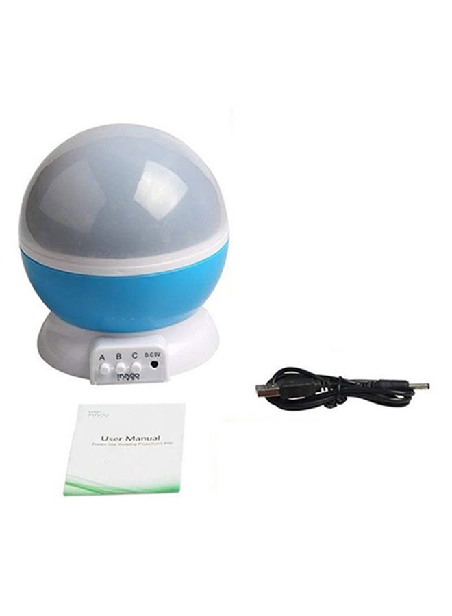 بيوينتي مصباح بروجيكتور ستار لايت يعرض أشكال القمر والنجوم مع كابل وكتيب إرشادات متعدد الألوان - Image 1