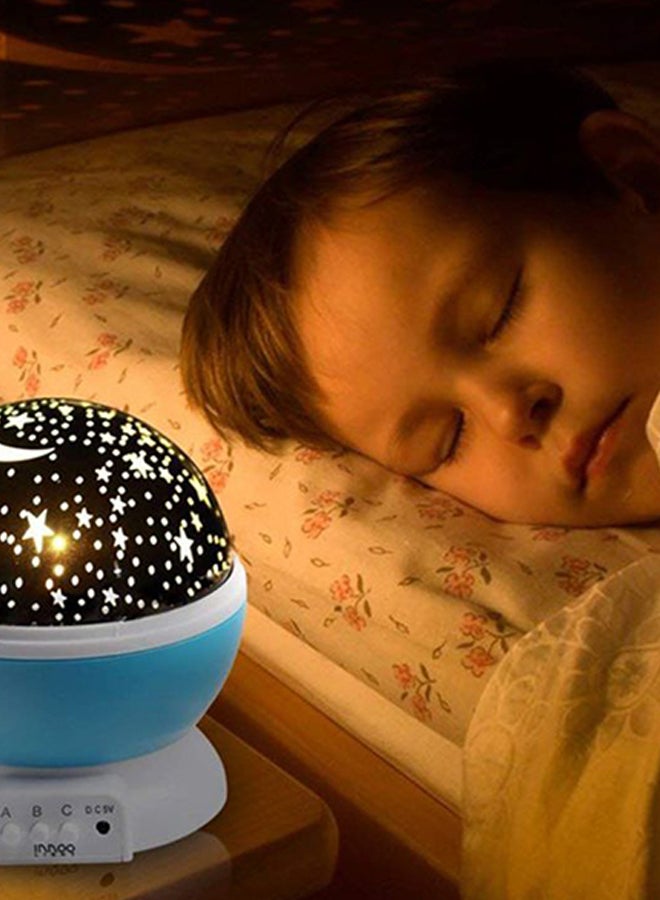 بيوينتي مصباح بروجيكتور ستار لايت يعرض أشكال القمر والنجوم مع كابل وكتيب إرشادات متعدد الألوان - Image 3