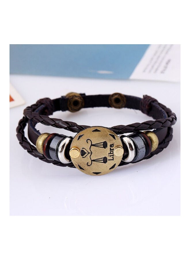5esha Zodiac Designed Leather Bracelet - Image 2