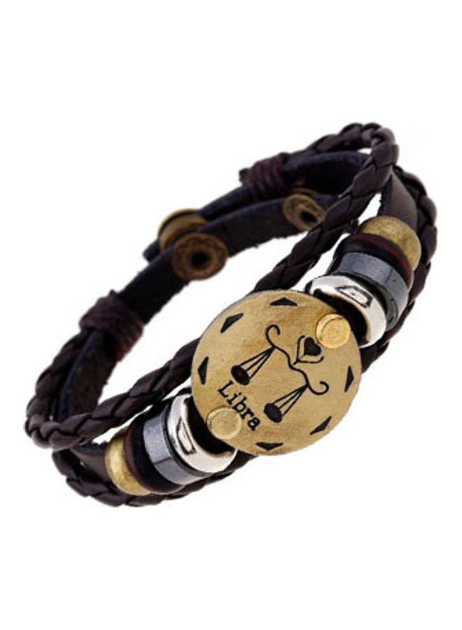 5esha Zodiac Designed Leather Bracelet - Image 3