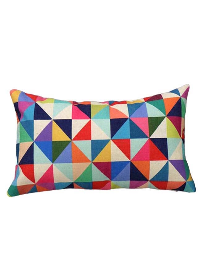Sharpdo - Decorative Geometric Pattern Pillow Cover Multicolour - Image 1