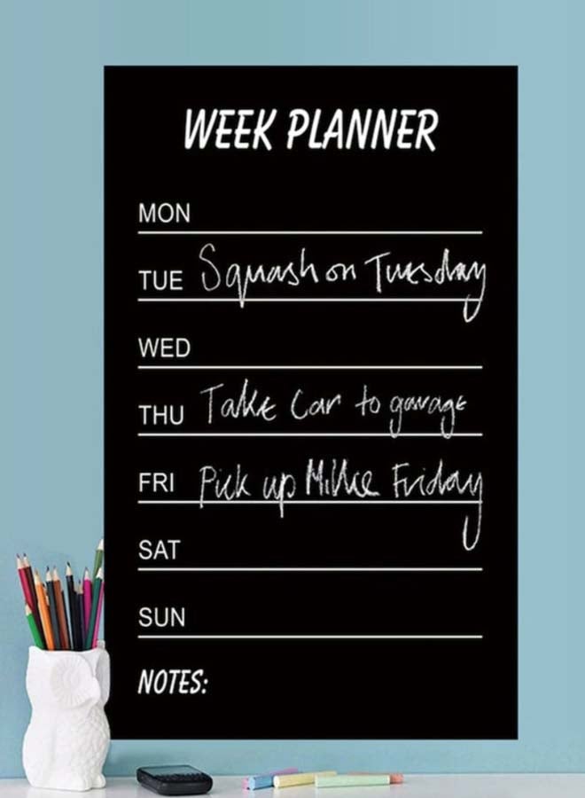 Beauenty Removable Blackboard Wall Sticker Black/White 45 x 60cm - Image 2