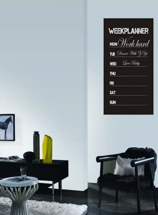 Beauenty Removable Blackboard Wall Sticker Black/White 45 x 60cm - Image 3